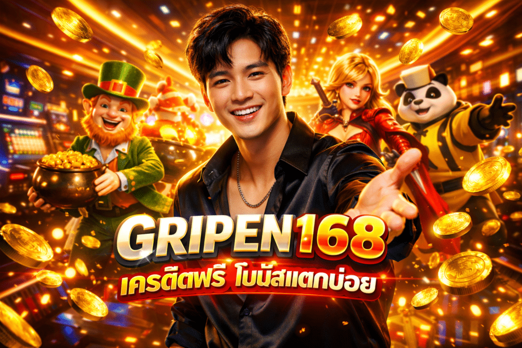 GRIPEN168 เครดิตฟรี โบนัสแตกบ่อย สอนวิธีเล่นละเอียด